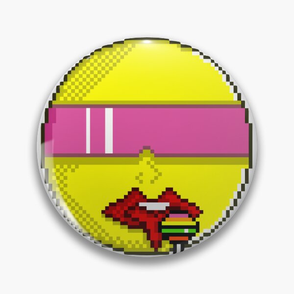 Item preview, Face with Cool Sunglasses and Lollipop Pixel Art designed and sold by RetroRlx.