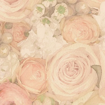 Artwork thumbnail, Apricot Peach Ranunculus Pattern by Studio Edit