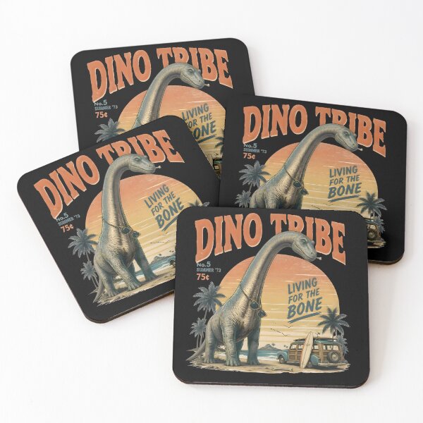 Item preview, Vintage Americana  Dinosaur Retro Beach T-Shirt | Surf Dino Graphic Tee designed and sold by PreeCha Art & Co..
