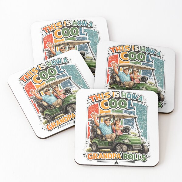 Item preview, This is How A Cool Grandpa Rolls Vintage Golf Dad Grandpa designed and sold by QuiteOrbit.