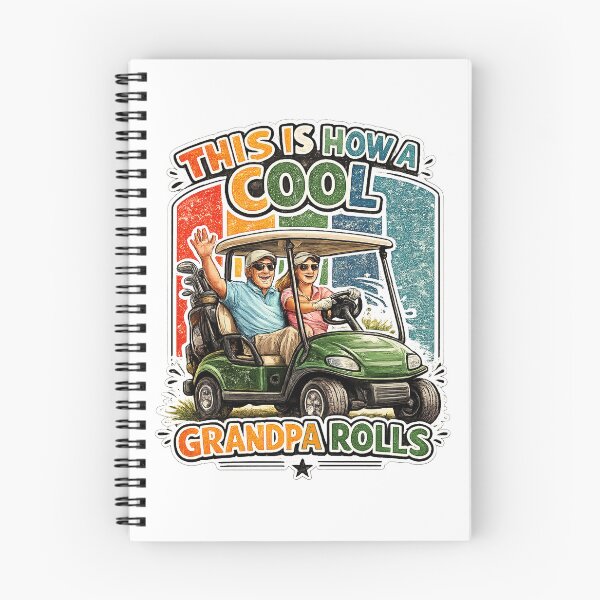 Item preview, This is How A Cool Grandpa Rolls Vintage Golf Dad Grandpa designed and sold by QuiteOrbit.