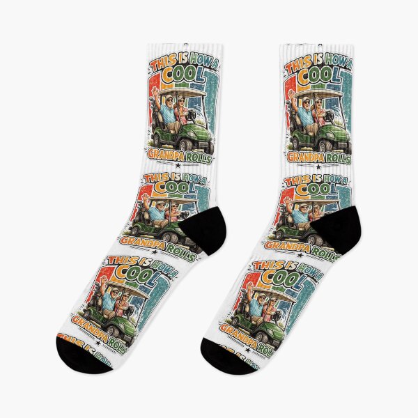 Item preview, This is How A Cool Grandpa Rolls Vintage Golf Dad Grandpa designed and sold by QuiteOrbit.