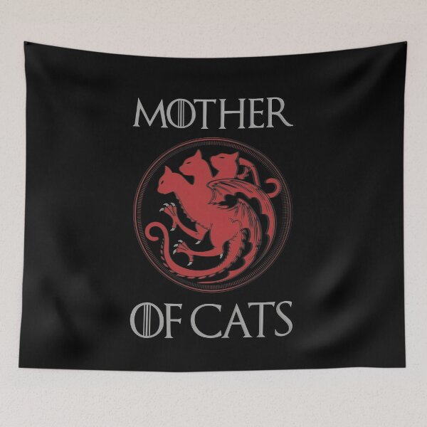 Item preview, Mother of Catss Targaryen Faux Sigil designed and sold by MinimalistMuses.
