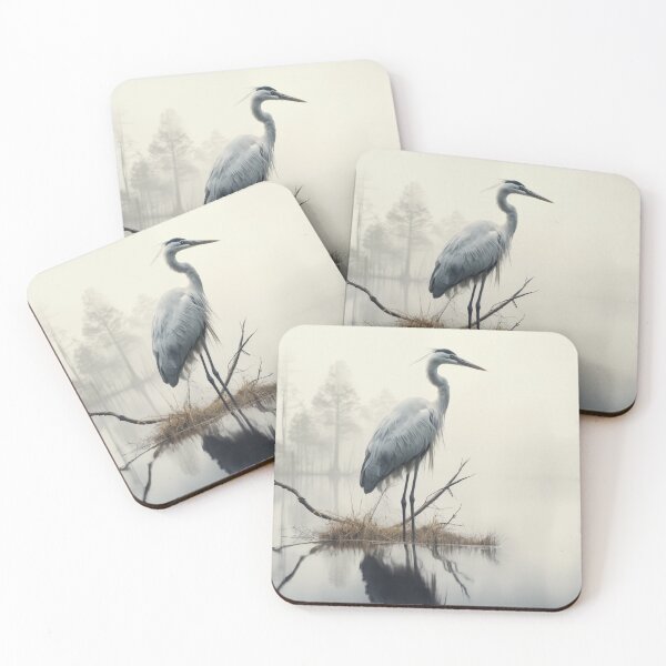 Item preview, Great Blue Heron illustration designed and sold by Roxane Bay.