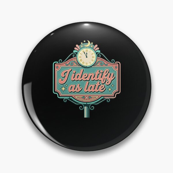 Item preview, My Default Setting Is Late Retro Sign designed and sold by snowry.