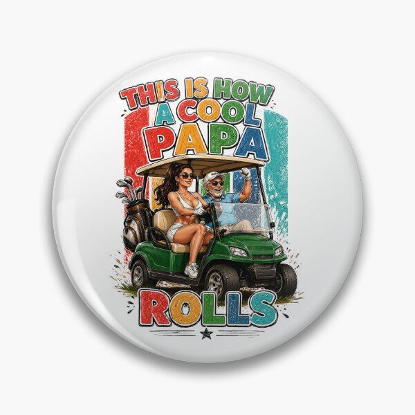 Item preview, This Is How A Cool Papa Rolls designed and sold by QuiteOrbit.