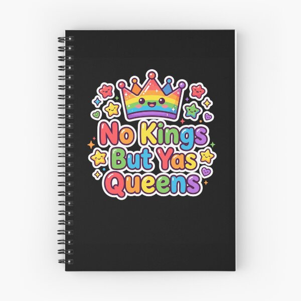 Item preview, No Kings But Yas Queens Rainbow Crown designed and sold by snowry.