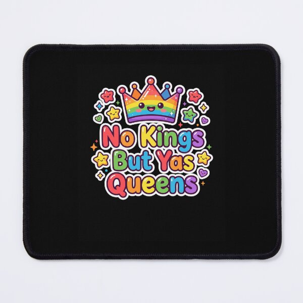 Item preview, No Kings But Yas Queens Rainbow Crown designed and sold by snowry.