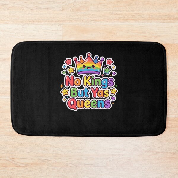Item preview, No Kings But Yas Queens Rainbow Crown designed and sold by snowry.