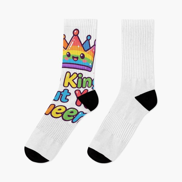 Item preview, No Kings But Yas Queens Rainbow Crown designed and sold by snowry.