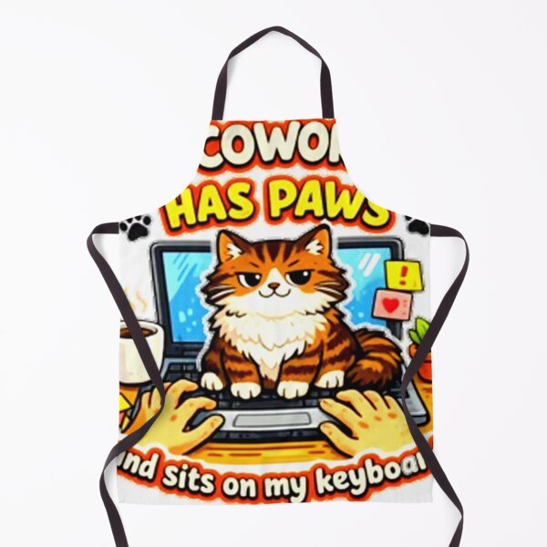 Item preview, Work From Home Cat designed and sold by caitlaincolors.