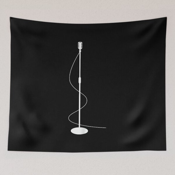 Item preview, Open Mic Comedian Stand Up Comedy Retro Microphone designed and sold by AnnUWatts.