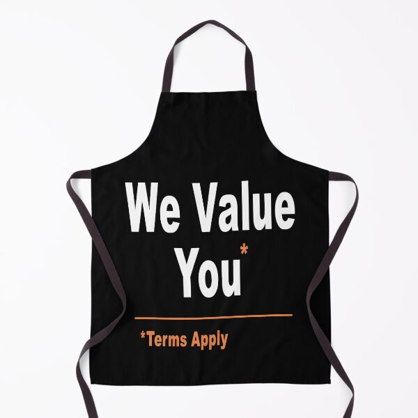 Item preview, We Value You Terms Apply designed and sold by karwilberevivalcollection.