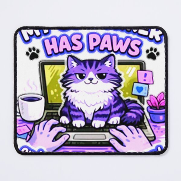 Item preview, Work From Home Cat designed and sold by caitlaincolors.