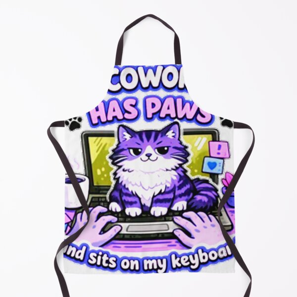 Item preview, Work From Home Cat designed and sold by caitlaincolors.