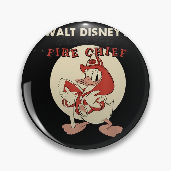 Item preview, Animated White Duck Character Wearing Red Firefighter designed and sold by Sich.