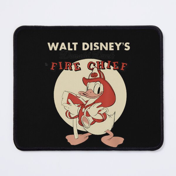 Item preview, Animated White Duck Character Wearing Red Firefighter designed and sold by Sich.