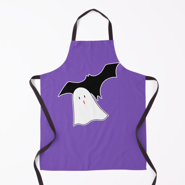 Item preview, Cute Ghost and Black Bat - Minimalist Halloween Art designed and sold by ubborn.