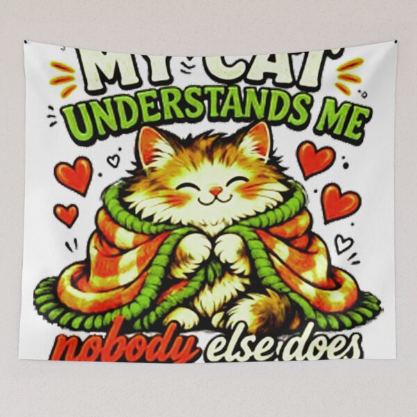 Item preview, My Cat Understands Me designed and sold by caitlaincolors.