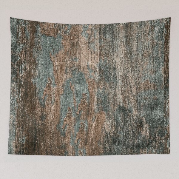 Item preview, Rustic Teal and Copper Patina Abstract Texture designed and sold by L&L.