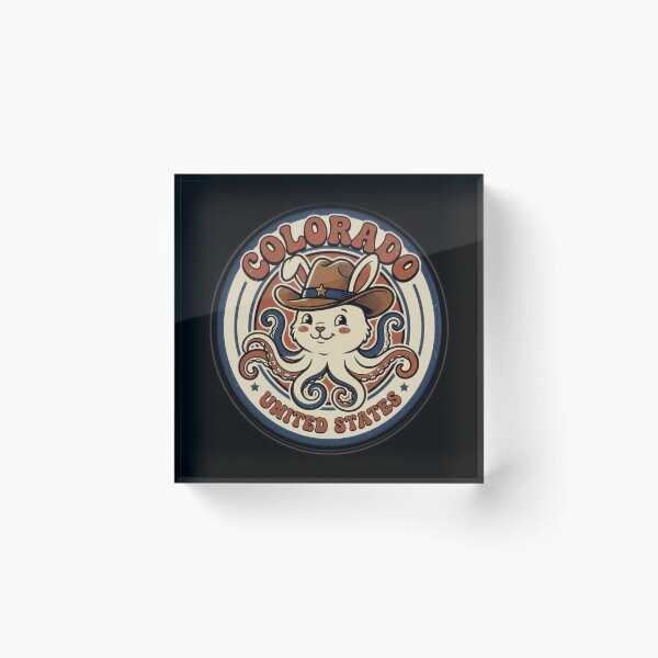 Item preview, Colorado United States Retro Cowboy Rabbit With Tentacles designed and sold by zigo26.