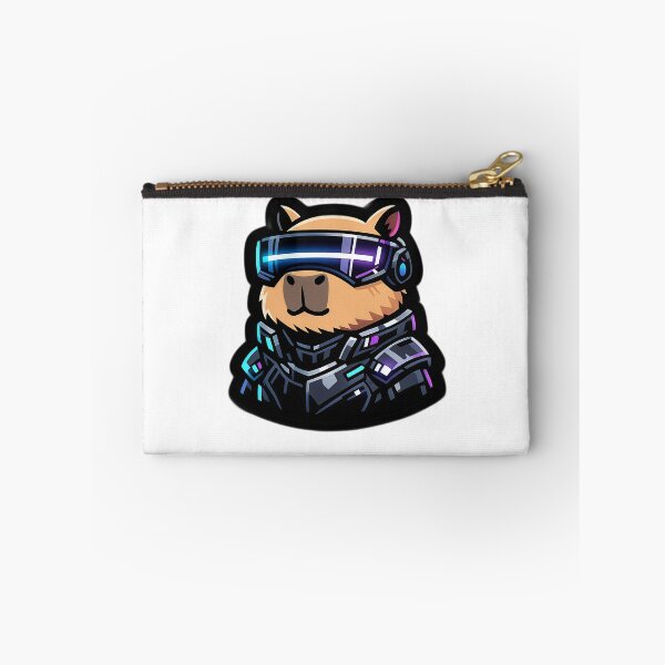 Item preview, Cyberpunk Capybara Sticker | Cute Futuristic Neon Animal designed and sold by Mohitt09.