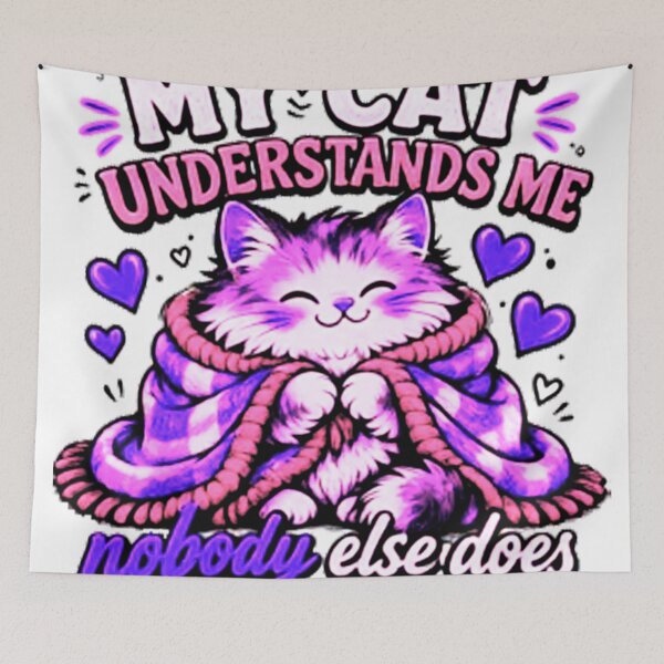 Item preview, My Cat Understands Me designed and sold by caitlaincolors.
