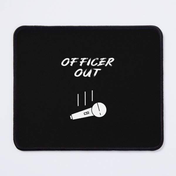 Item preview, Police Officer Out Policeman Policewoman Retirement Mic Drop designed and sold by AnnUWatts.