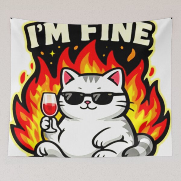 Item preview, Funny Cat designed and sold by caitlaincolors.
