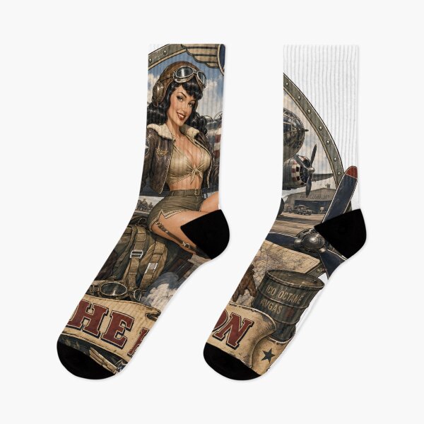 Item preview, A-29 Hudson Lucky Lady Pin-Up designed and sold by castillomiami.
