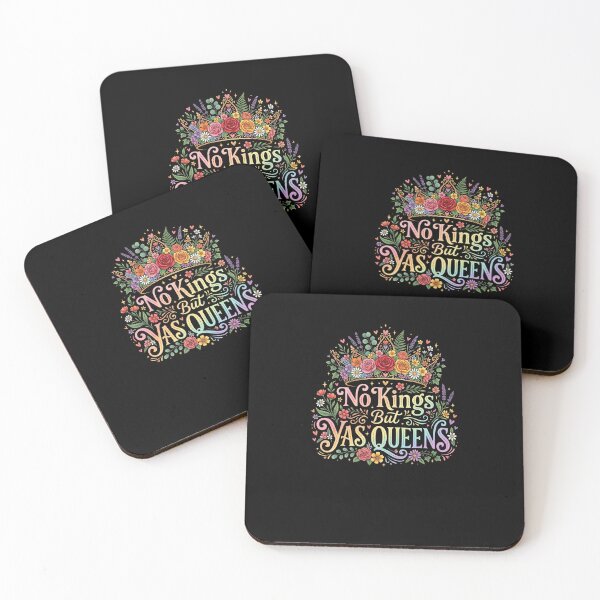 Item preview, Corona floral "No Kings But Yas Queens" designed and sold by snowry.