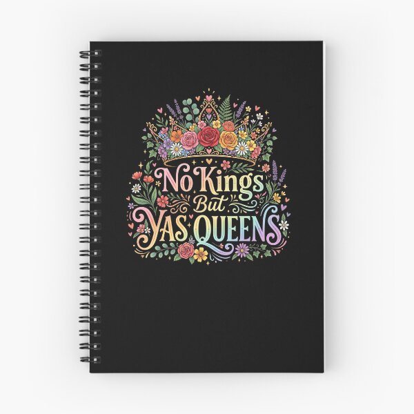 Item preview, No Kings But Yas Queens Floral Crown designed and sold by snowry.