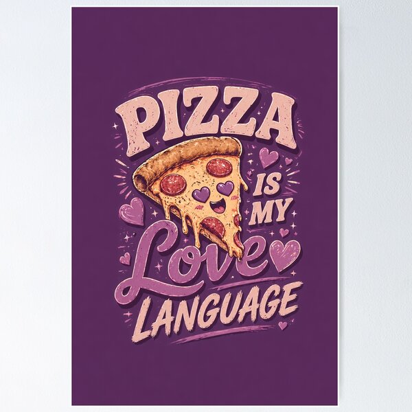 Item preview, Pizza Is My Love Language designed and sold by RebenCantik.