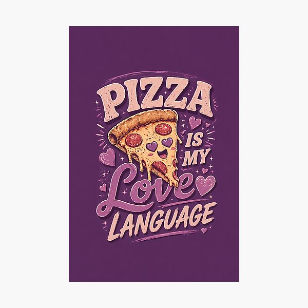Item preview, Pizza Is My Love Language designed and sold by RebenCantik.