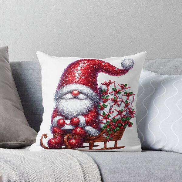 Item preview, Santa Claus Christmas Gnome In Sleigh With Gifts  designed and sold by DEC02.