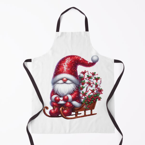 Item preview, Santa Claus Christmas Gnome In Sleigh With Gifts designed and sold by DEC02.