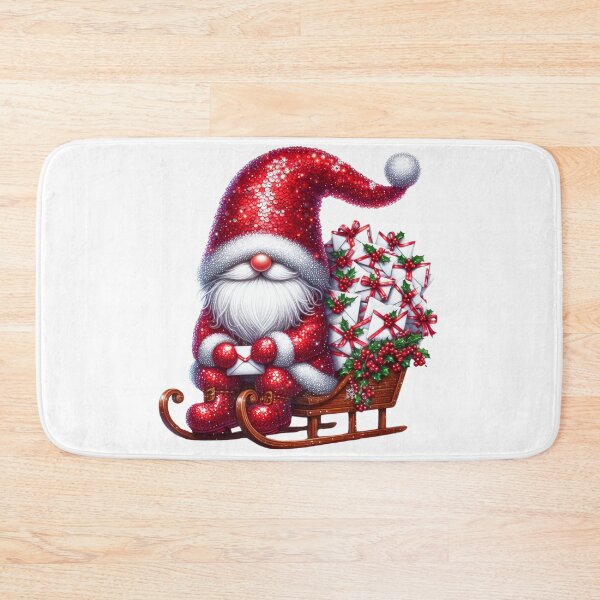 Item preview, Santa Claus Christmas Gnome In Sleigh With Gifts  designed and sold by DEC02.