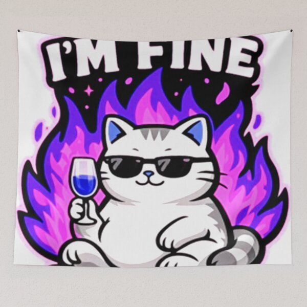 Item preview, Funny Cat designed and sold by caitlaincolors.