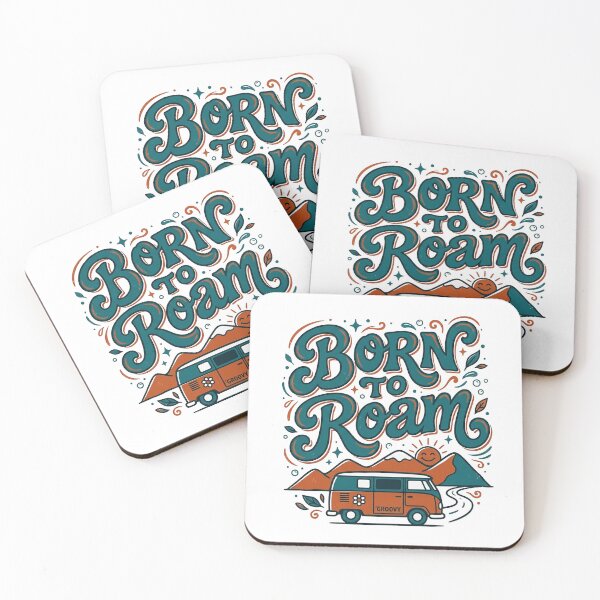 Item preview, Born To Roam — Retro Groovy Free Spirit Shirt designed and sold by PlushFutura.