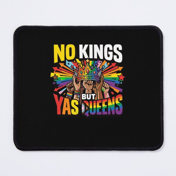 Item preview, NO KINGS BUT YAS QUEENS Progress Pride designed and sold by snowry.