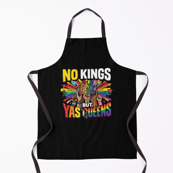 Item preview, NO KINGS BUT YAS QUEENS Progress Pride designed and sold by snowry.
