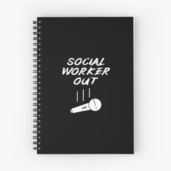 Item preview, Retired Social Worker Out Retirement Mic Drop Retiring Quote designed and sold by AnnUWatts.