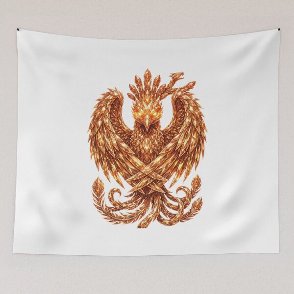 Item preview, Crystal Phoenix Rising Fantasy Artwork designed and sold by AndreaCCastro.