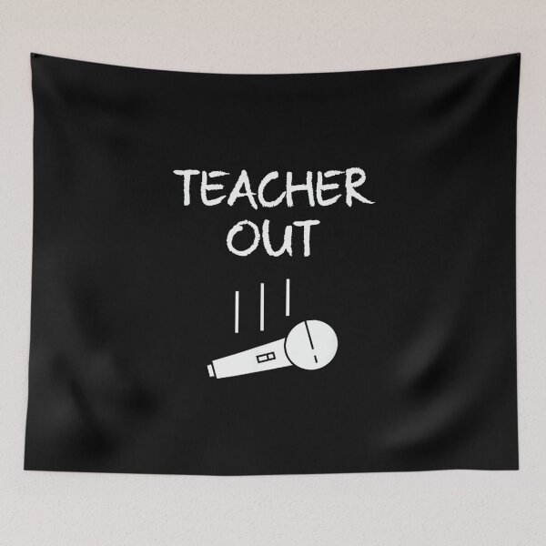 Item preview, Retired Teacher Out Mic Drop Retirement End Of School Year designed and sold by AnnUWatts.