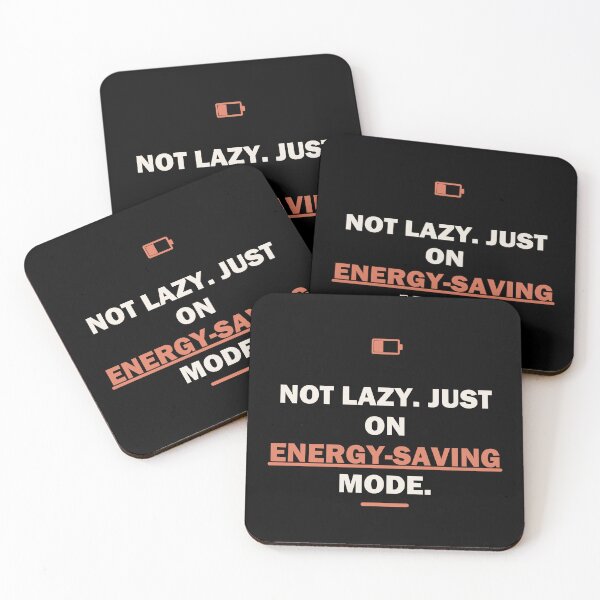 Item preview, Funny Lazy Shirt - Energy Saving Mode - Sarcastic Gift designed and sold by Harlo.co.