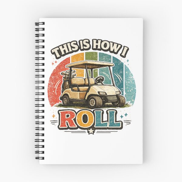 Item preview, This is How I Roll Vintage Golf Cart designed and sold by QuiteOrbit.