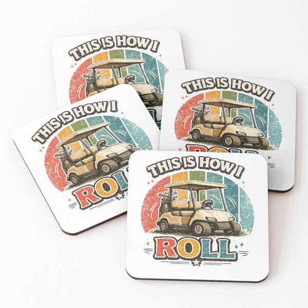 Item preview, This is How I Roll Vintage Golf Cart designed and sold by QuiteOrbit.
