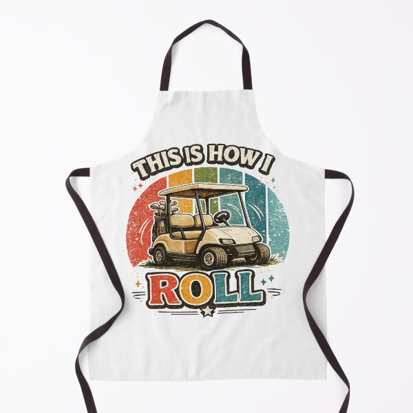 Item preview, This is How I Roll Vintage Golf Cart designed and sold by QuiteOrbit.
