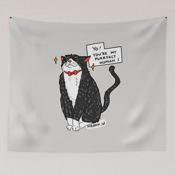 Item preview, Sassy Tuxedo Cat Compliment designed and sold by Katiesfunn.