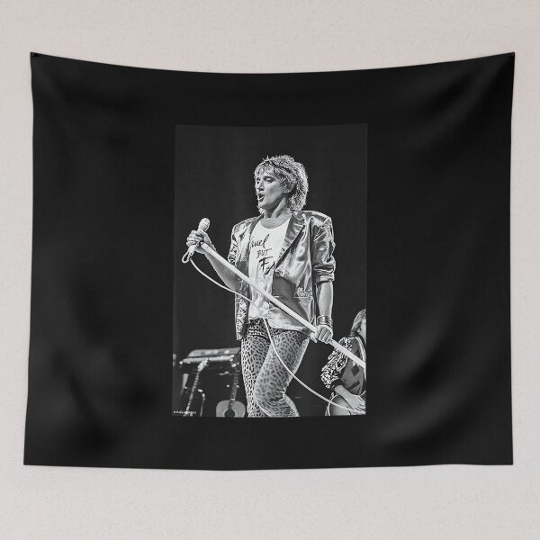 Item preview, Rod Stewart Live Mic Stand Pose Faces by Allan Ballard designed and sold by AnnUWatts.